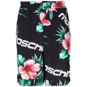 Moschino, Heren, Korte broeken, Veelkleurig, Maat: L Zijde,