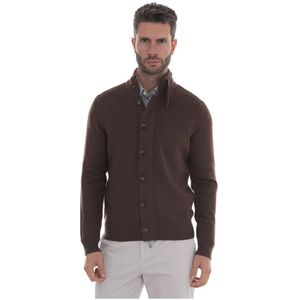 Gran Sasso, Heren, Truien, Bruin, Maat: M Wol,