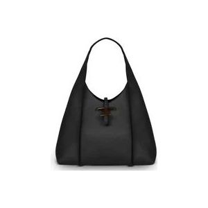 Tod's T Timeless Hobo tas , Black , Dames , Maat: ONE Size