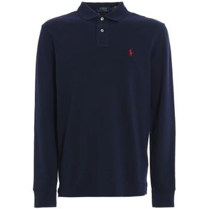 Ralph Lauren, Heren, Tops, Blauw, Maat: 2XL Katoen,