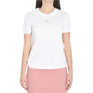 Dolce & Gabbana, Dames, Tops, Wit, Maat: 2XS
