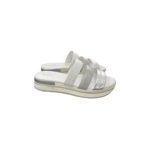 Hogan Comfortabele CIABATTA-stijl sliders voor vrouwen , White , Dames , Maat: 39 1/2 EU