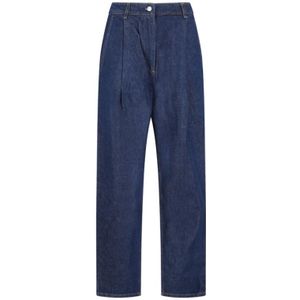 Magda Butrym, Dames, Jeans, Blauw, Maat: XS Denim,