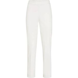 Brunello Cucinelli, Dames, Broeken, Wit, Maat: S Katoen,