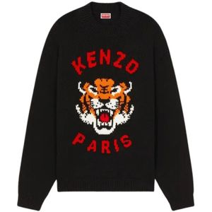 Kenzo, Heren, Truien, Zwart, Maat: XL