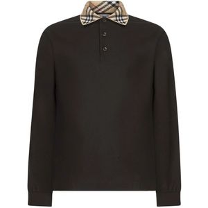 Burberry, Heren, Tops, Bruin, Maat: L Katoen,