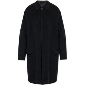 Isabel Marant, Heren, Mantels, Zwart, Maat: S Wol,