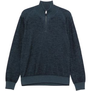 Brioni, Heren, Truien, Blauw, Maat: M Wol,