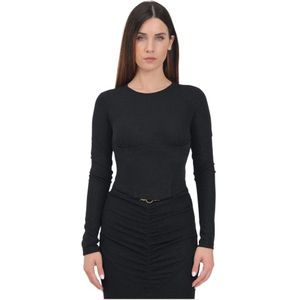 Just Cavalli, Dames, Tops, Zwart, Maat: XS