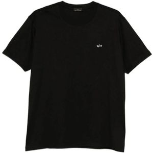 Paul & Shark, Heren, Tops, Zwart, Maat: S Katoen,