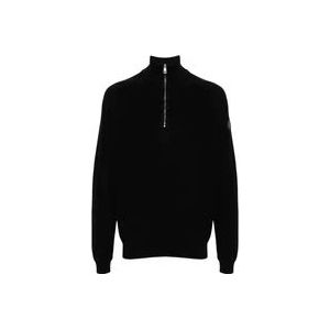 Moncler Fietser Tricot Pullover , Black , Heren , Maat: L