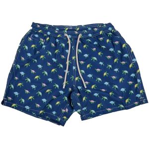 MC2 Saint Barth, Heren, Badkleding, Blauw, Maat: L Poliester,