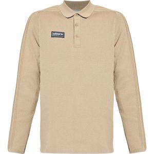 Adidas, Heren, Tops, Beige, Maat: M Nylon,