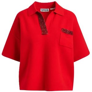 Essentiel Antwerp, Dames, Truien, Rood, Maat: L