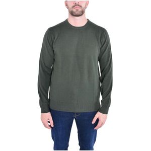 MC2 Saint Barth - Regent Crewneck - Trui - Groen - Merinowol en Cashmere