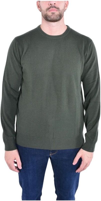 MC2 Saint Barth - Regent Crewneck - Trui - Groen - Merinowol en Cashmere