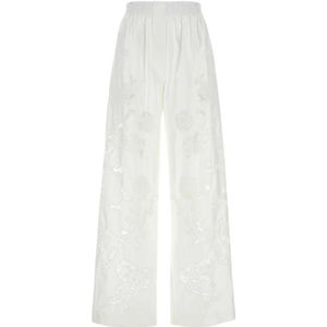 Magda Butrym, Dames, Broeken, Wit, Maat: 2XS