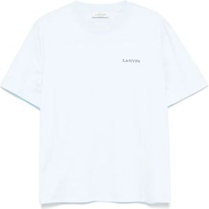 Lanvin, Heren, Tops, Blauw, Maat: XL