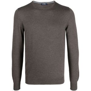 Barba, Heren, Truien, Bruin, Maat: M Wol,