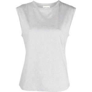 Loulou Studio, Dames, Tops, Grijs, Maat: XS Katoen,