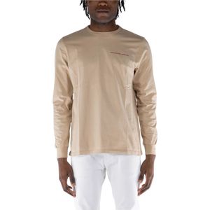 Pop Trading Company, Heren, Tops, Beige, Maat: L Katoen,