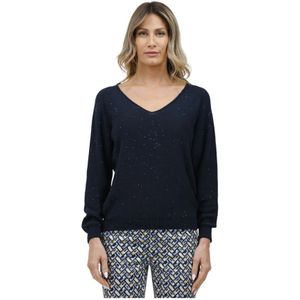 Gran Sasso, Dames, Truien, Blauw, Maat: M