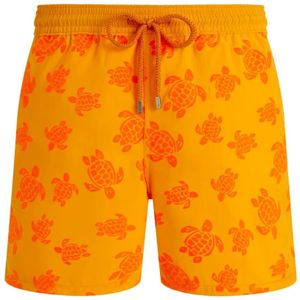 Vilebrequin, Heren, Badkleding, Oranje, Maat: S Polyamide,
