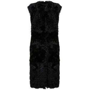 Vsp, Dames, Jassen, Zwart, Maat: M Leer,