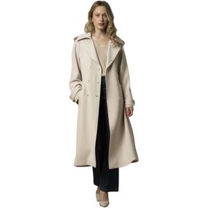 Kocca, Dames, Mantels, Beige, Maat: L