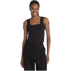 Max Mara, Dames, Tops, Zwart, Maat: L
