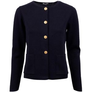 Stenströms, Dames, Truien, Blauw, Maat: M Wol,