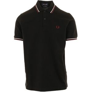Fred Perry, Heren, Tops, Zwart, Maat: S Katoen,