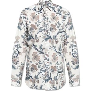 Etro, Heren, Overhemden, Wit, Maat: M Katoen,