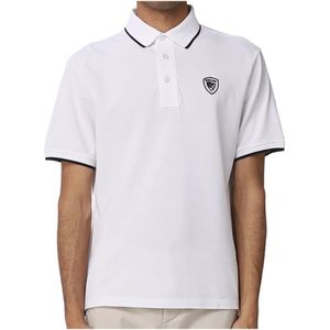 Blauer, Heren, Tops, Wit, Maat: 2XL Katoen,