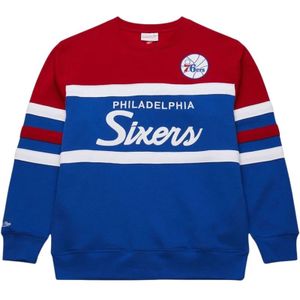 Mitchell & Ness, Heren, Sweatshirts & Hoodies, Veelkleurig, Maat: 2XL Fleece,