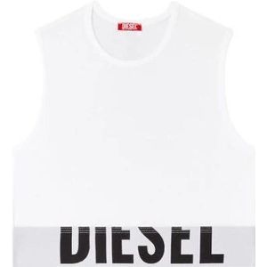 Diesel, Dames, Tops, Wit, Maat: L