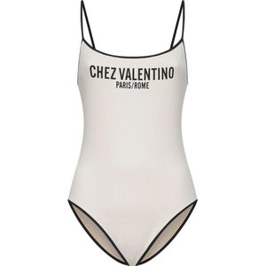 Valentino, Dames, Badkleding, Wit, Maat: S Polyamide,