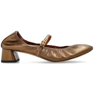 Lanvin, Dames, Schoenen, Geel, Maat: 38 EU Leer,