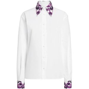 Dolce & Gabbana, Dames, Blouses & Shirts, Wit, Maat: XS Katoen,