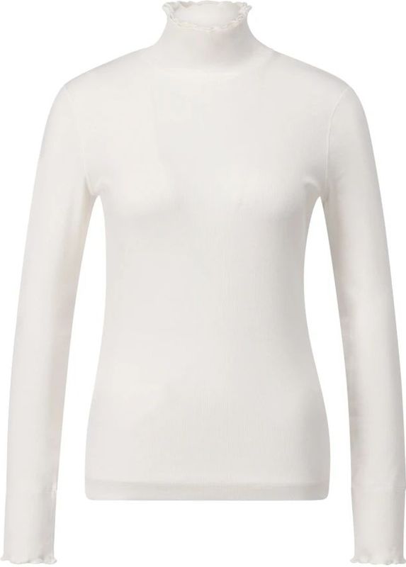 Marc Cain - T-shirt - Nauwsluitend - Lange Mouwen - Opstaande Kraag