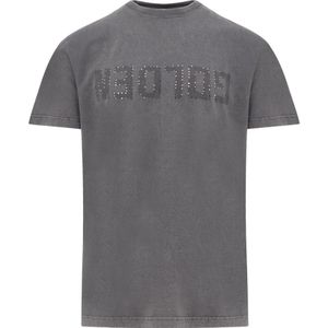 Golden Goose, Heren, Tops, Grijs, Maat: S Katoen,