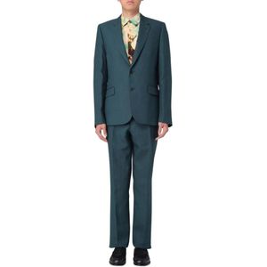 Paul Smith, Heren, Pakken, Groen, Maat: M Wol,