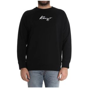 Kenzo, Heren, Sweatshirts & Hoodies, Zwart, Maat: S Katoen,
