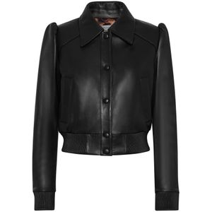 Philipp Plein, Dames, Jassen, Zwart, Maat: XS Leer,