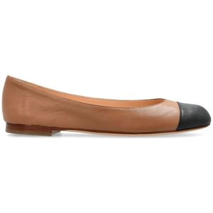 Agl, Dames, Schoenen, Beige, Maat: 39 1/2 EU Leer,