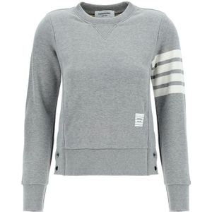 Thom Browne, Dames, Sweatshirts & Hoodies, Grijs, Maat: S