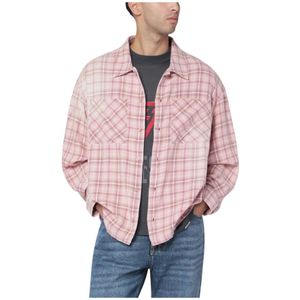 Represent, Heren, Overhemden, Roze, Maat: XL Katoen,