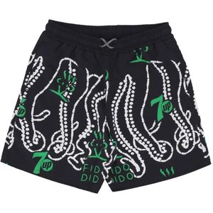 Octopus, Heren, Badkleding, Zwart, Maat: XS Poliester,