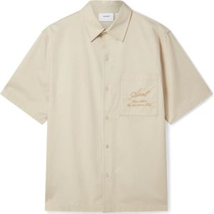 Axel Arigato, Heren, Overhemden, Beige, Maat: S Katoen,