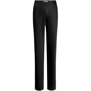 Vince, Dames, Broeken, Zwart, Maat: L Satijn,